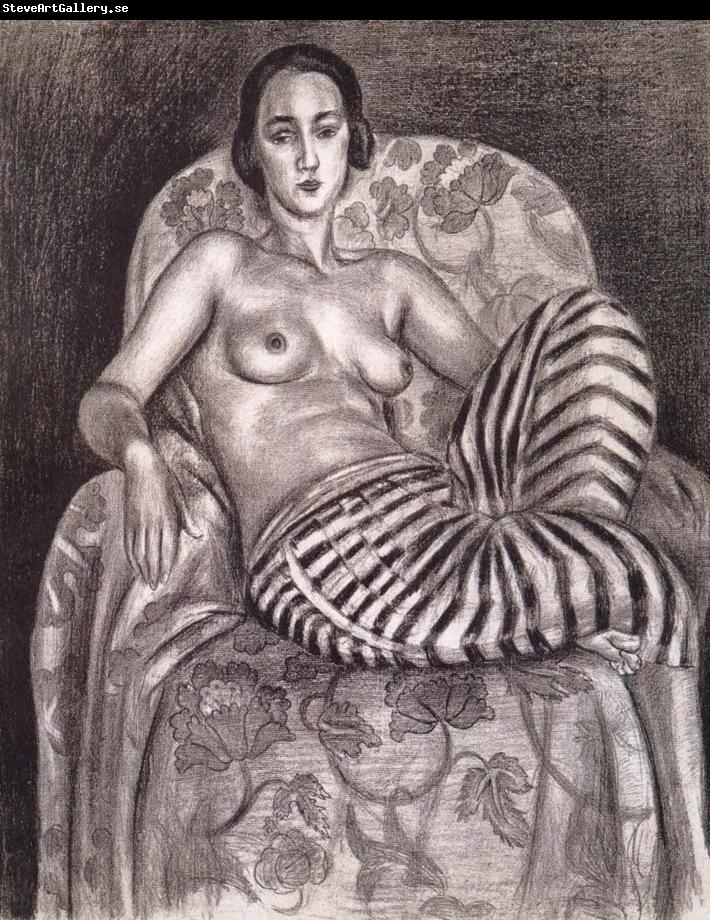 Henri Matisse Woman wearing a striped trousers